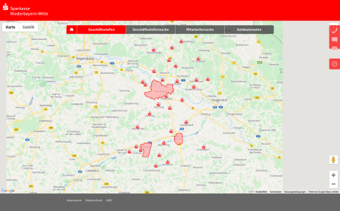 Employer Database: a portal to represent employees, teams, offices or information centers|www.pitcom.de/leistungen/digitale-geschaeftsprozesse/mitarbeiter-db